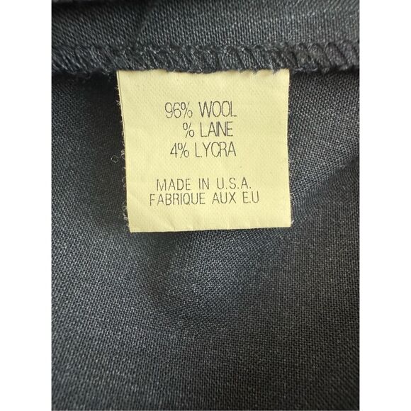 Theory Navy Blue 96% Wool Blend Skirt Size 8 - Picture 5 of 7